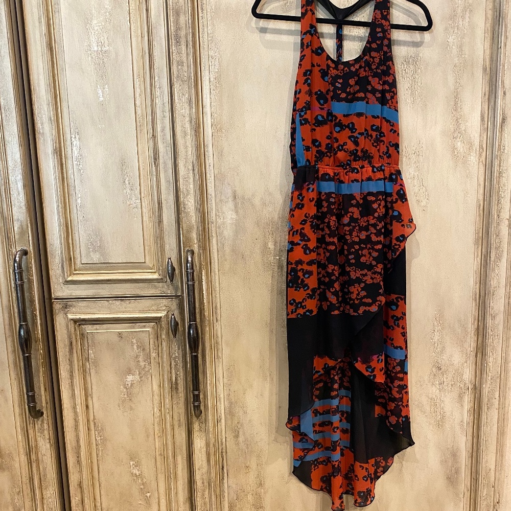 Romeo & Juliet (M) Black/Blue/Red Floral